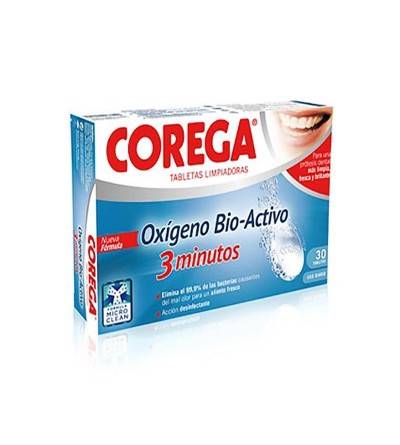 COREGA OXIGENO BIO-ACTIVO 30 TABLETAS EFERVESCENTES