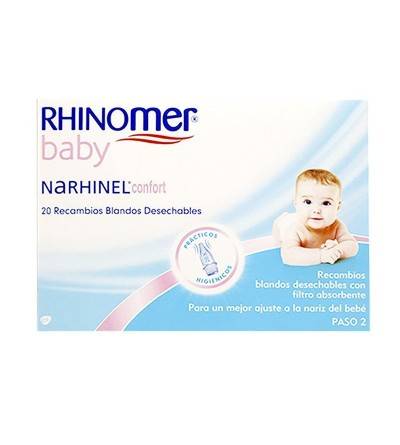 RHINOMER BABY RECAMBIO ASPIRADOR 20 BLANDO DESECHABLE
