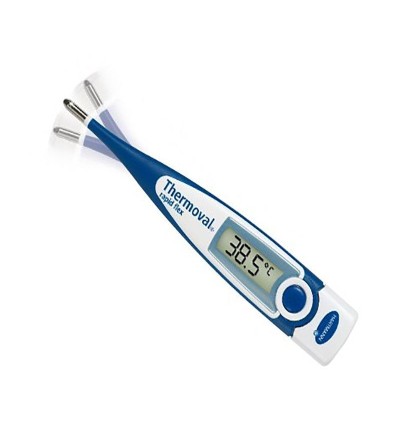 Thermoval rapid flex termómetro clínico digital con punta flexible