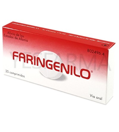 Faringenilo 20 comprimidos