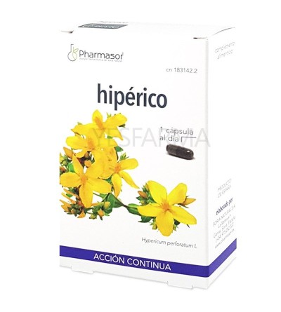 HOMEOSOR HIPERICO 30 cápsulas ACCION CONTINUA