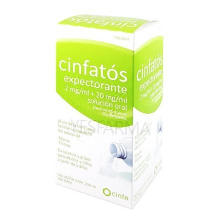 Cinfatos expectorante 10/ 100 mg jarabe 200 ml