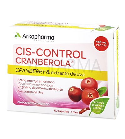 Cranberola Cis-control 140 mg 60 cápsulas