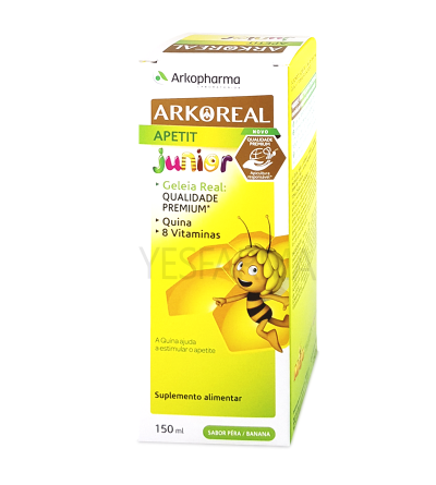 Comprar ArkoReal Apetit junior jalea real para estimular el apetito de los más pequeños. Mejor precio Yesfarma.
