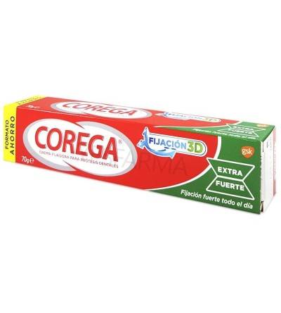 O adesivo para prótese dentária Corega é uma cola para fixar a prótese Corega.
