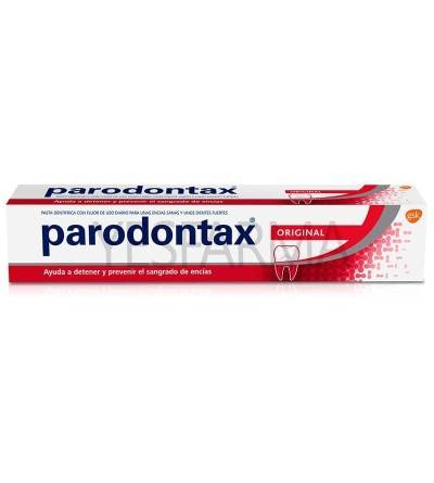Parodontax original es una pasta de dientes para sangrado de encías y gingivitis.