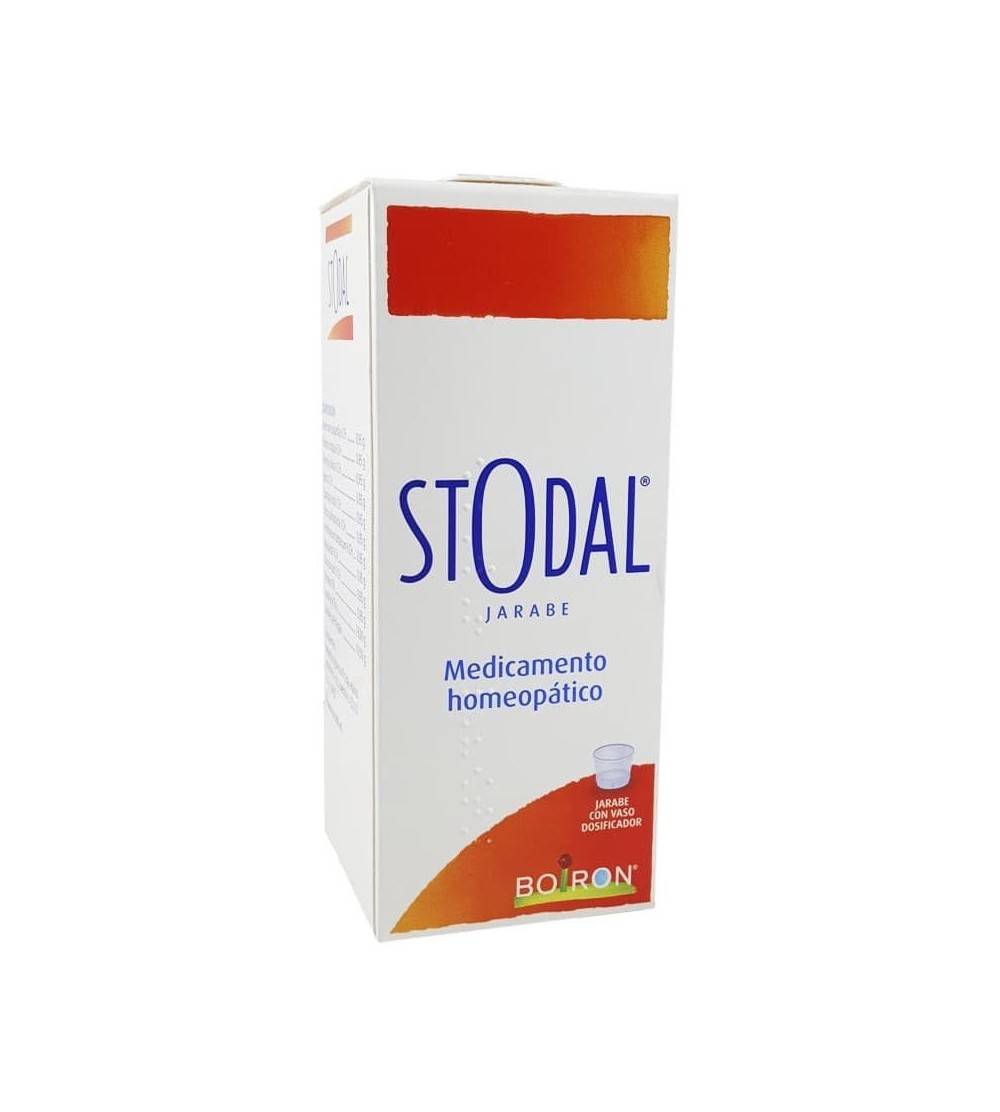 Comprar Boiron Stodal jarabe 200ml es un jarabe homeopático para la tos seca y tos irritativa. Comprar Stodal jarabe en Yesfarma