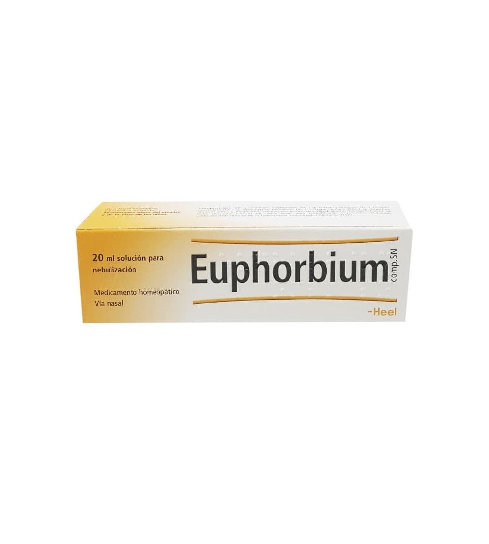 Heel Euphorbium gotas nasales es un spray nasal descongestivo homeopático. Comprar Euphorbium en Farmacia online Yesfarma.