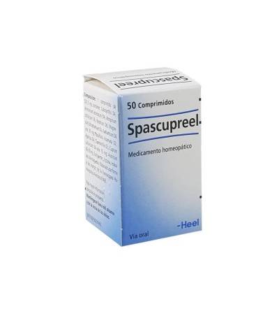 Comprar Heel Spascupreel 50 comprimidos es un relajante mucular homeopático para contracturas musculares.