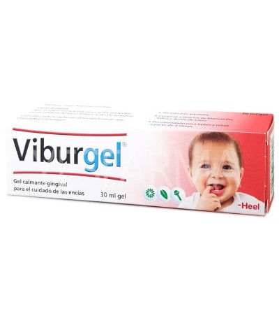 Comprar Viburgel 30ml gel calmante gingival Heel. Calma molestias dentición bebé mejor precio Farmacia Yesfarma.