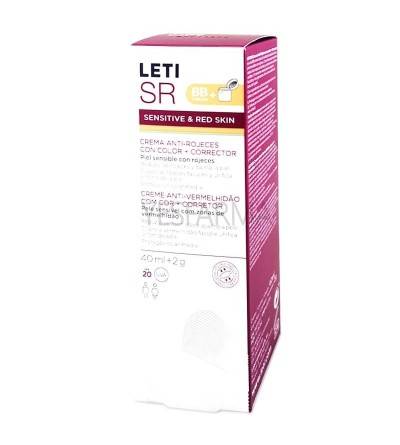 Comprar Leti SR crema anti-rojeces BB cream con color SPF20. Crema para rojeces mejor precio barato Farmacia Yesfarma.