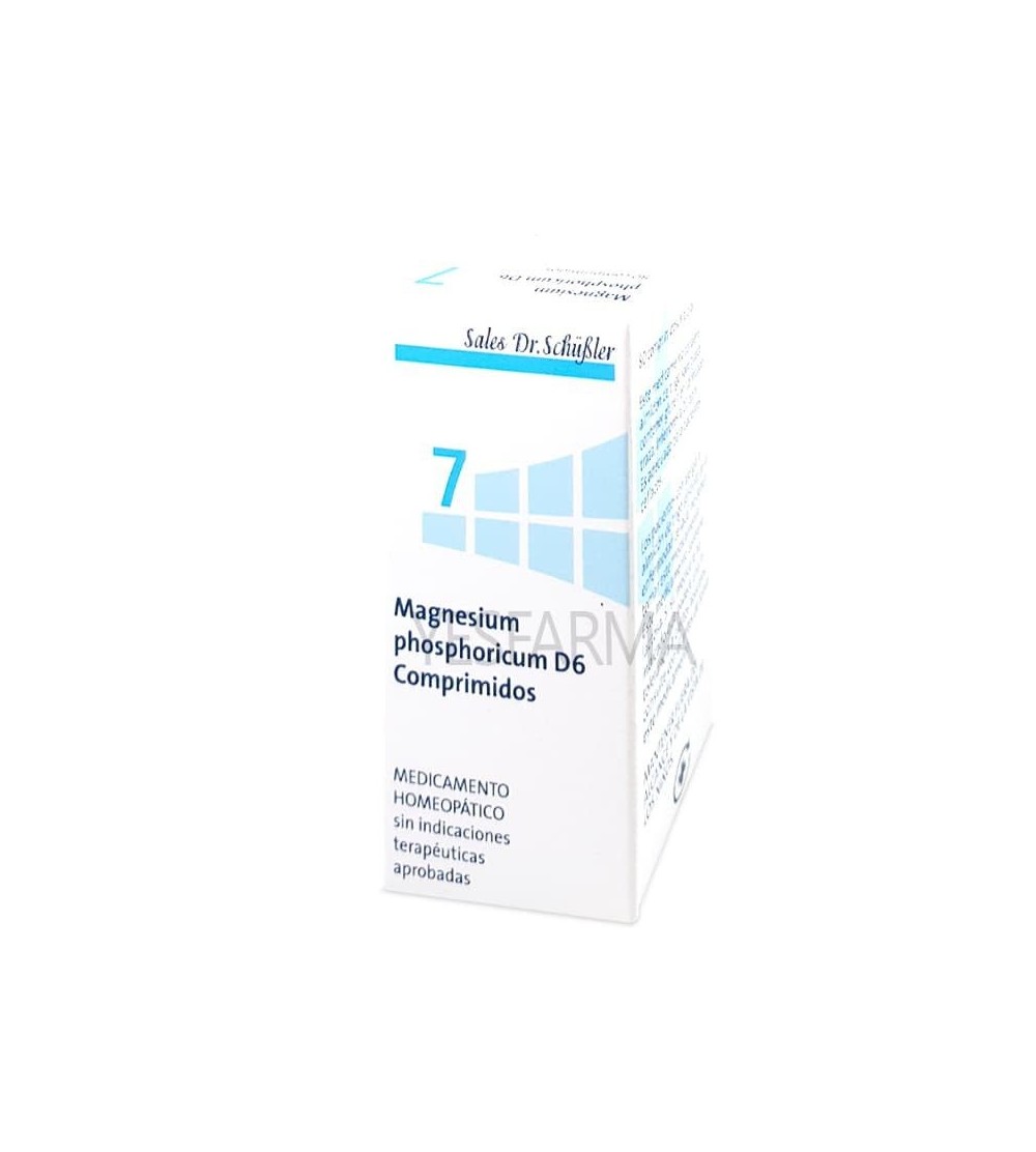 Comprar DHU Sal Schussler 7 comprimidos de magnésio Phosphoricum D6 para dores musculares. Melhor preço barato Schussler Sales.