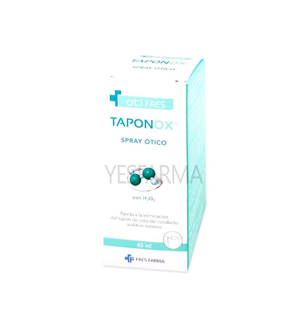 Compre o spray Tapixox Otic para remover os tampões de cera. Taponox melhor preço barato Farmácia on-line Yesfarma.