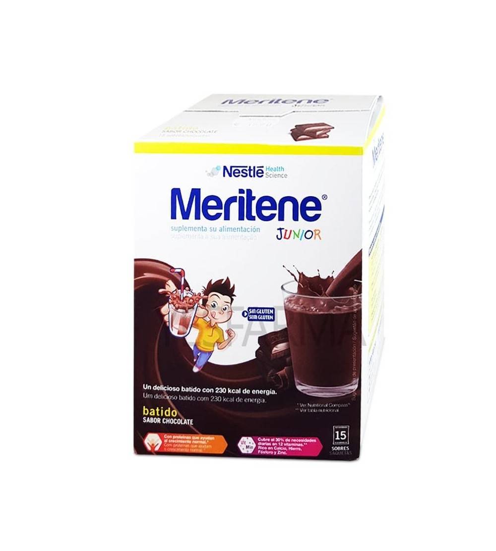 MERITENE JUNIOR CHOCOLATE 15SOBRES