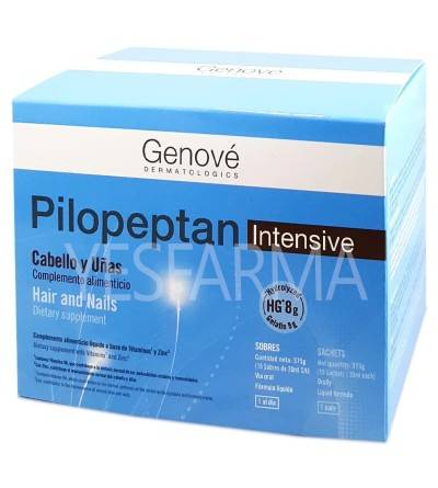 Compre envelopes Intensivos Pilopeptan. Tratamento natural para queda de cabelo. Melhor preço Yesfarma.
