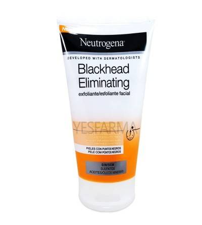 Comprar Exfoliante facial Neutrogena Blackhead Eliminating para eliminar puntos negros. Mejor precio Yesfarma.
