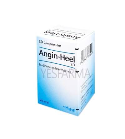Comprar Angin-Heel 50 comprimidos de Heel. Medicamento natural homeopático para amigdalitis y faringitis. Mejor precio Yesfarma.
