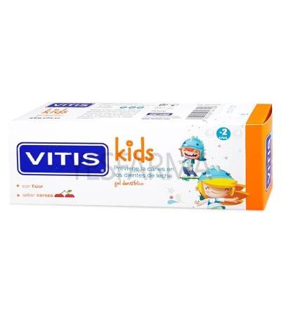 Comprar Vitis Kids gel dentífrico. Pasta de dientes para niños a partir de 2 años. Mejor precio Yesfarma.