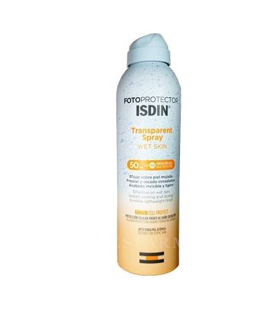 Isdin Fotoprotector wet skin transparente spray Spf 50+ 250 ml