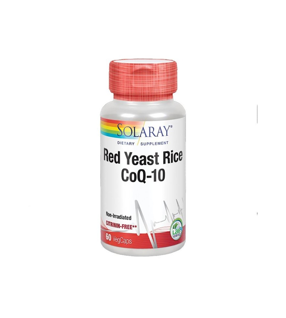 SOLARAY RED YEAST RICE PLUS Q10 60 CAP