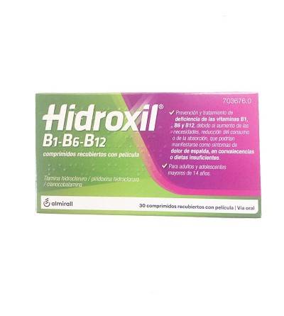 Hidroxil B1 B6 B12 30...