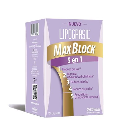 Lipograsil Max Block 5 en 1 120 capsulas