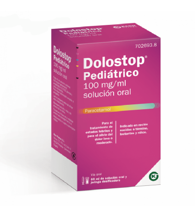 Dolostop Pediatrico 100 mg/ml solución oral 60 ml