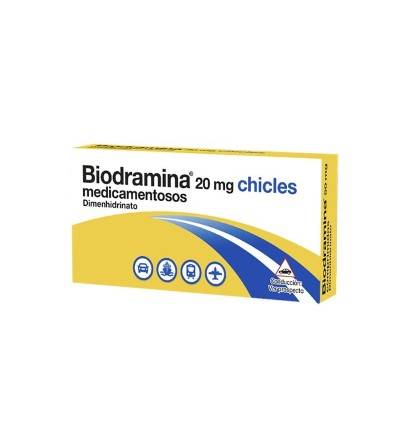 Biodramina 20 mg 12 chicles