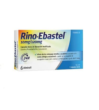 Rino-Ebastel 10/120 mg 7 capsulas