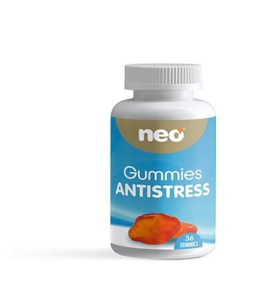 Neo Antistress 36 Gummies sabor naranja