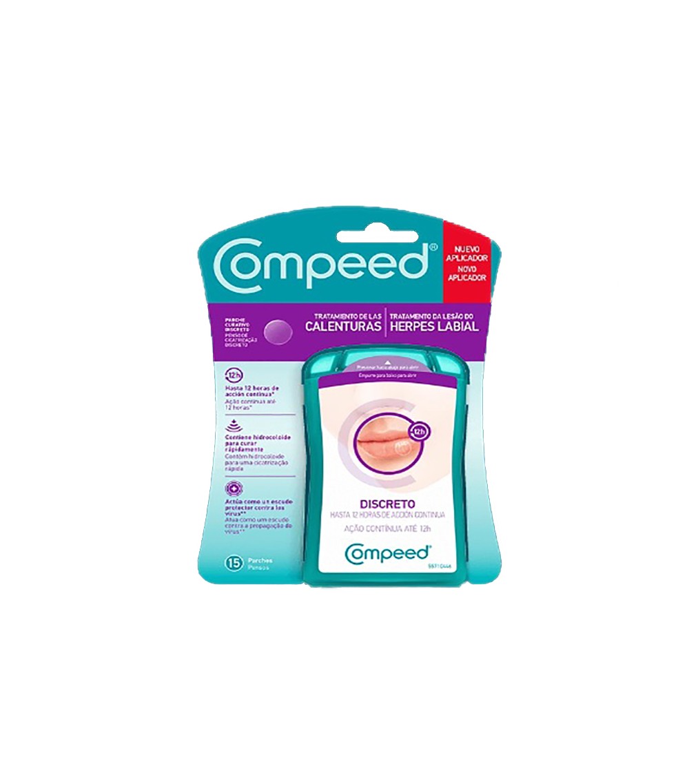 COMPEED PARCHE ANTI-HERPES HIDROCOLOIDE 15 PARCH