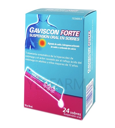 Gaviscon Forte 24 sobres...