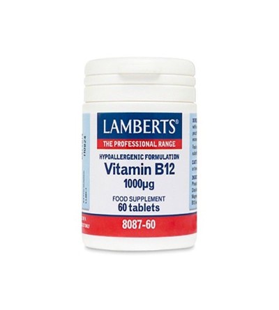 LAMBERTS VITAMINA B12 1000MCG 60COMP