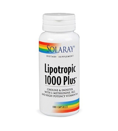 SOLARAY LIPOTROPIC 1000 PLUS 100 CAPS (FACTORES LIPOTROPICOS)