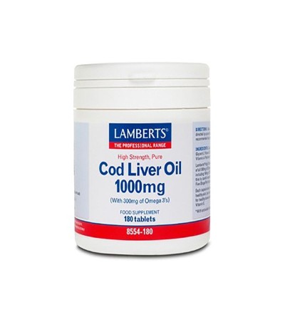 Lamberts Aceite hígado bacalao 180 cáps
