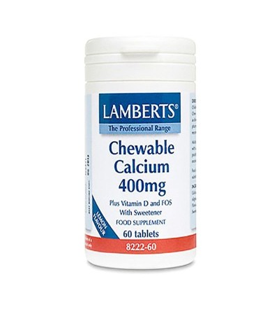 Lamberts Calcio masticable 400 mg 60 comp