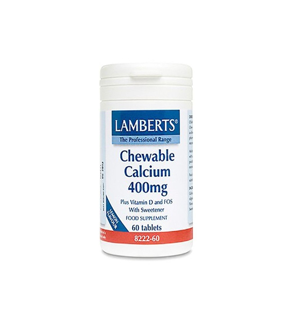 Lamberts Calcio masticable 400 mg 60 comp