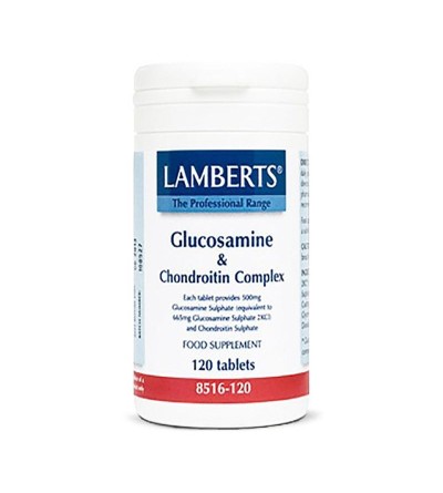 Lamberts Complejo de Glucosamina y Condroitina 120 comp