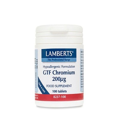 Lamberts Cromo GTF 200 mcg 100 comp