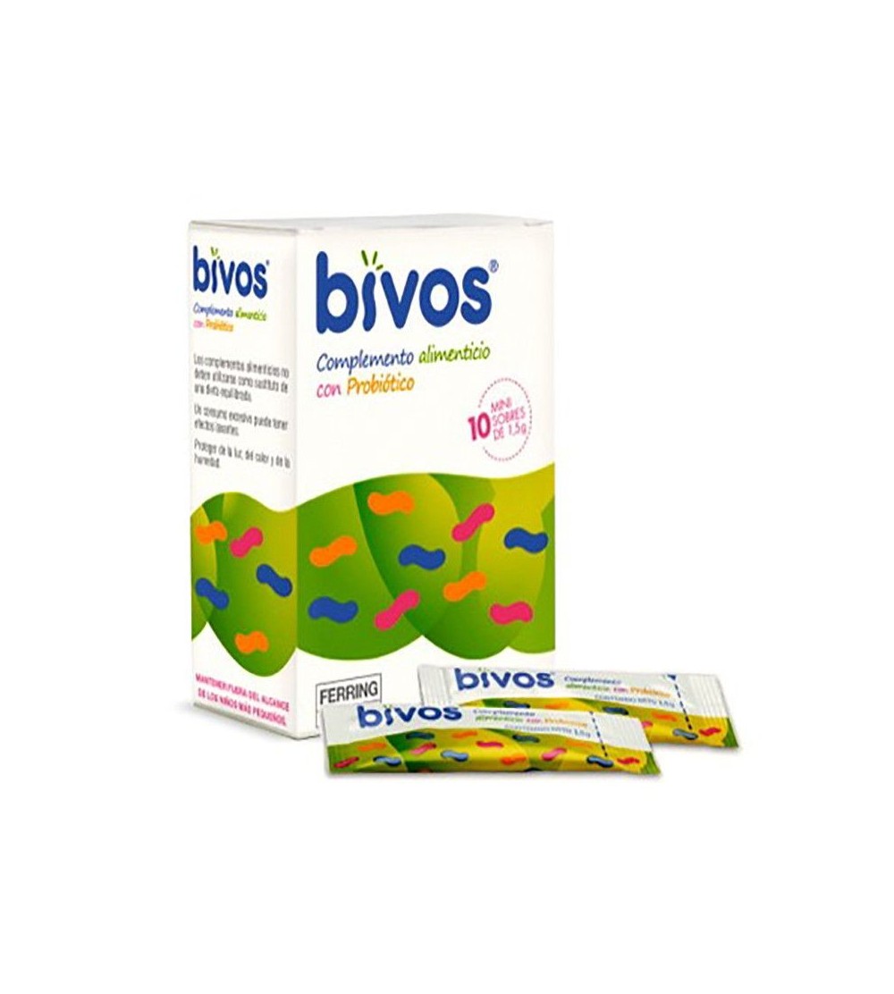Matemático Dialecto Gastos de envío Bivos 10 mini sobres x 1.5 g | Probiótico | Farmacia Yesfarma