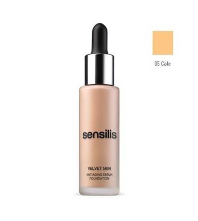 Sensilis Velvet Skin maquillaje tono 05 café 30 ml